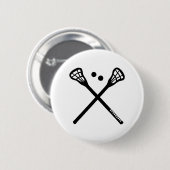 Badge Rond 5 Cm Lacrosse (Devant & derrière)