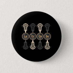 Badge Rond 5 Cm Lacrosse