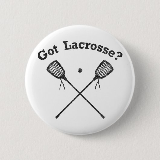 Badge Rond 5 Cm Lacrosse obtenue (Devant)