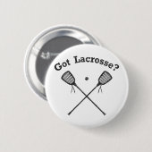 Badge Rond 5 Cm Lacrosse obtenue (Devant & derrière)