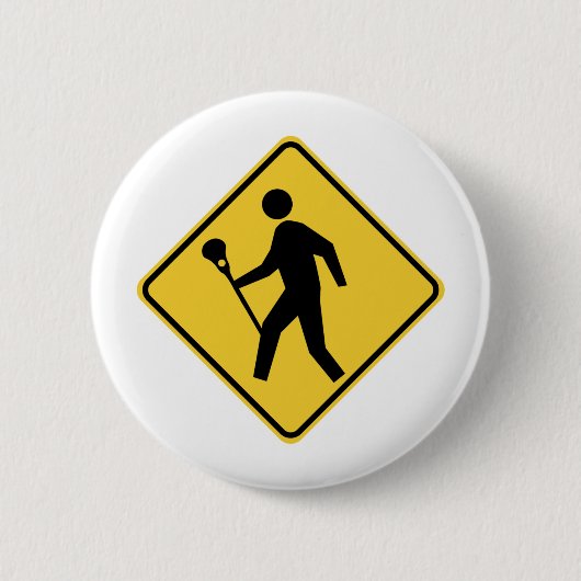 Badge Rond 5 Cm Lacrossing (Devant)