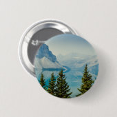 Badge Rond 5 Cm lacs de montagne (Devant & derrière)