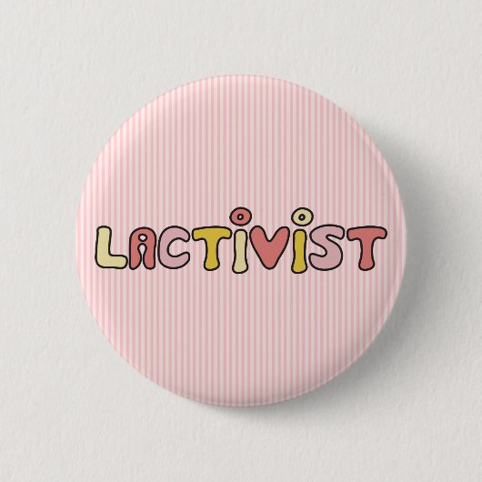 Badge Rond 5 Cm Lactivist (Devant)
