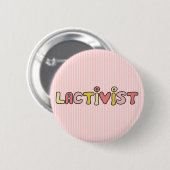 Badge Rond 5 Cm Lactivist (Devant & derrière)
