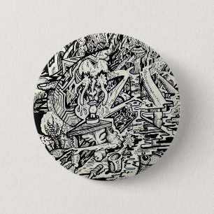Badge Rond 5 Cm L'adepte, ou, une transfiguration fantasque