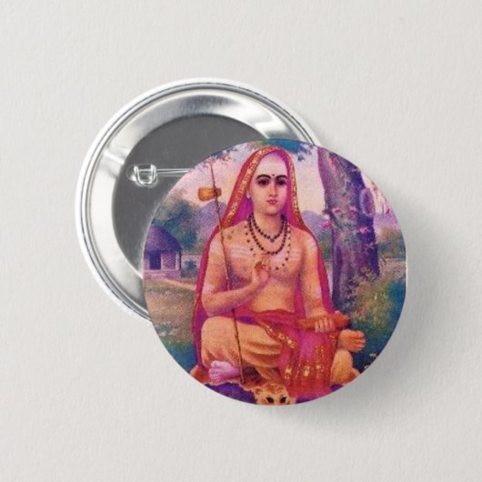Badge Rond 5 Cm L'ADI Shankara (Devant & derrière)
