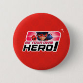 Badge Rond 5 Cm Ladybug miraculeux | Soyez votre propre héros (Devant)