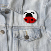 Badge Rond 5 Cm ladybugz. (En situation)