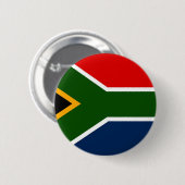 Badge Rond 5 Cm L'Afrique du Sud (Devant & derrière)