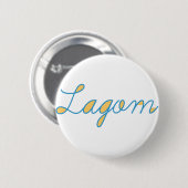 Badge Rond 5 Cm Lagom (Devant & derrière)