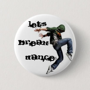 BADGE ROND 5 CM LAISSEZ LA DANSE DE COUPURE DES USA