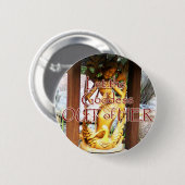 Badge Rond 5 Cm Laissez la déesse se boutonner (Devant & derrière)