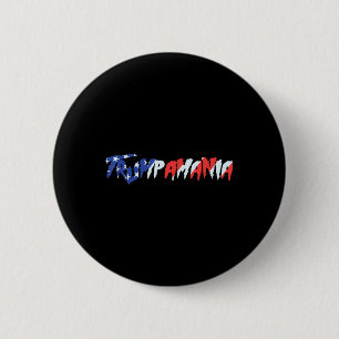 Badge Rond 5 Cm Laissez Trump-a-mania diriger Trump Wild Brother 2