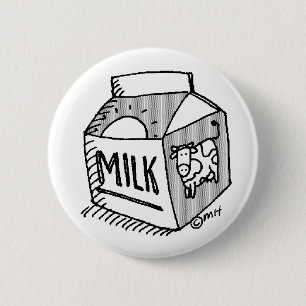 Badge Rond 5 Cm lait