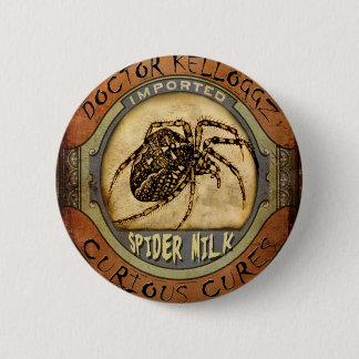 Badge Rond 5 Cm Lait d'araignée
