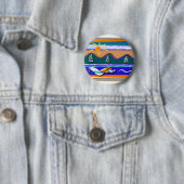 Badge Rond 5 Cm Lake Swim (En situation)