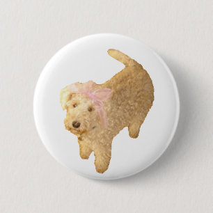 Badge Rond 5 Cm Lakeland Terrier