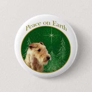 Badge Rond 5 Cm Lakeland Terrier Paix