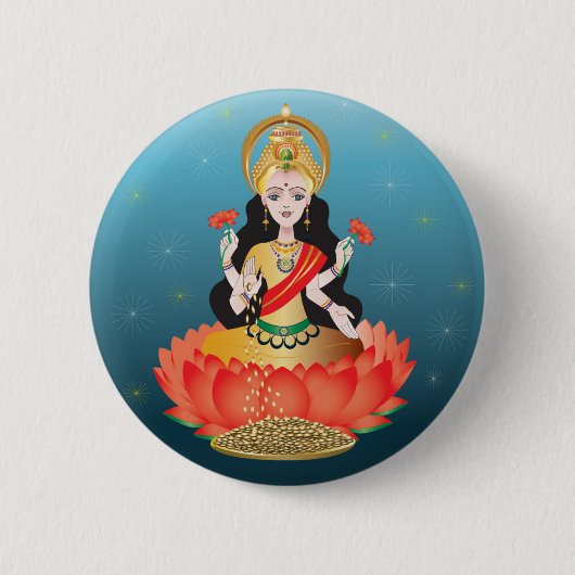 Badge Rond 5 Cm Lakshmi (Devant)