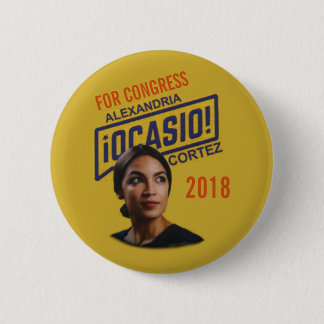 Badge Rond 5 Cm L'Alexandrie Ocasio Cortez