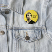 Badge Rond 5 Cm L'Alexandrie Ocasio Cortez (En situation)