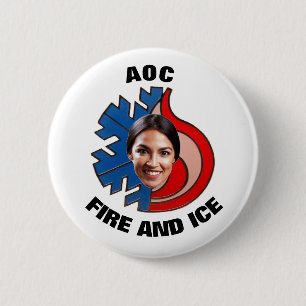 Badge Rond 5 Cm L'Alexandrie Ocasio-Cortez