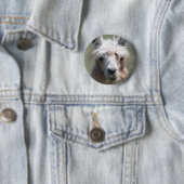 Badge Rond 5 Cm Lama (En situation)