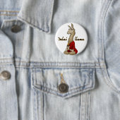 Badge Rond 5 Cm Lama de Dalai (En situation)