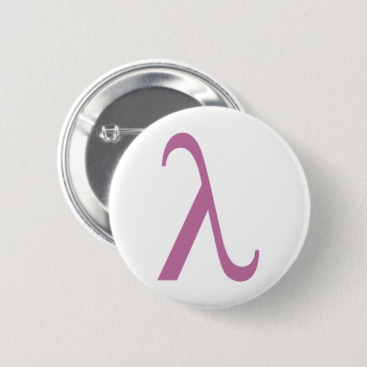 Badge Rond 5 Cm Lambda (Devant & derrière)