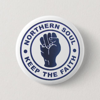 Badge Rond 5 Cm L'âme du nord gardent les slogans de foi et le