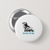 Badge Rond 5 Cm Lame ou mort (Devant & derrière)