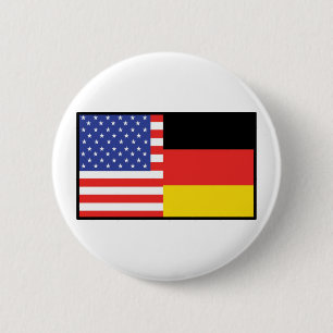 Badge Rond 5 Cm L'Amérique Allemagne