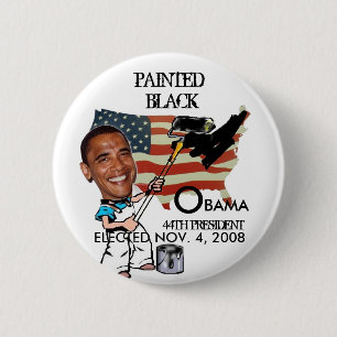 Badge Rond 5 Cm L'AMÉRIQUE PAINTEDBLACK - Customisé