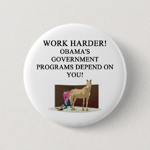 Badge Rond 5 Cm L'Amérique socialiste d'OBAMA