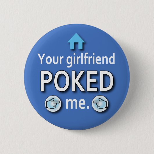 Badge Rond 5 Cm L'amie d'Ur m'a poussé (Devant)