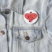 Badge Rond 5 Cm L'amie est un ballot de bande (En situation)