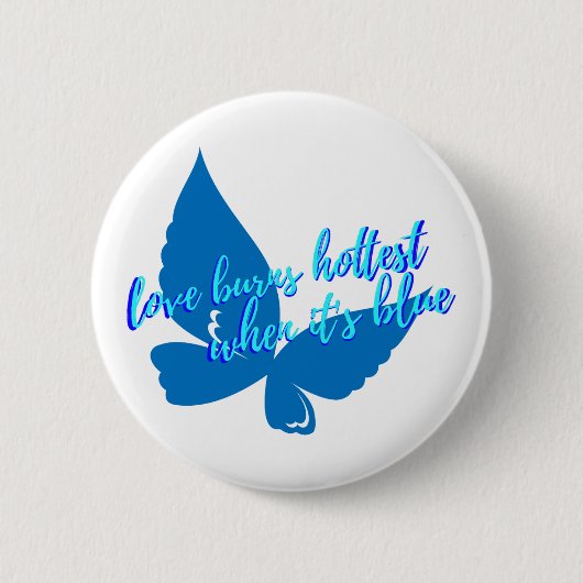 Badge Rond 5 Cm L'amour brûle (Devant)