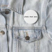 Badge Rond 5 Cm L'amour conquiert tous (En situation)