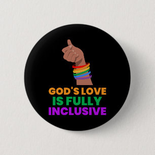 Badge Rond 5 Cm L'amour de Dieu est un Sticker entièrement inclusi