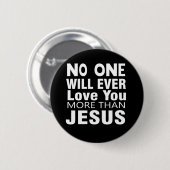 Badge Rond 5 Cm L'Amour de Jésus (Devant & derrière)