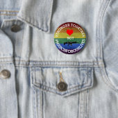 Badge Rond 5 Cm L'amour de StrongerTogether pas lance des (En situation)