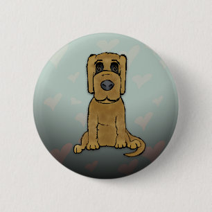 Badge Rond 5 Cm L'amour des chiots