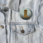 Badge Rond 5 Cm L'amour des chiots (En situation)