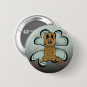 Badge Rond 5 Cm L'amour des chiots (Devant & derrière)