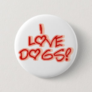 Badge Rond 5 Cm L'amour des coeurs I poursuit des T-shirts et des