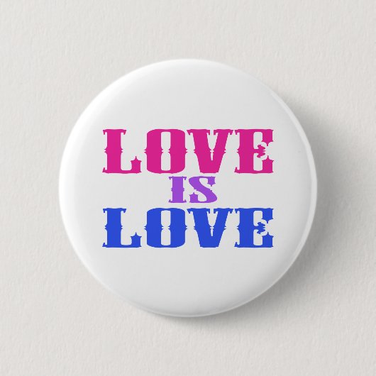 Badge Rond 5 Cm L'amour est amour (Devant)