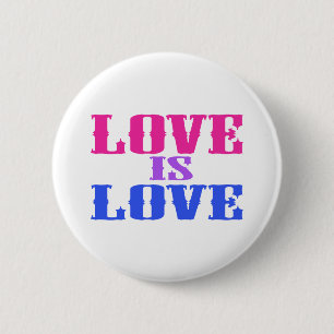 Badge Rond 5 Cm L'amour est amour