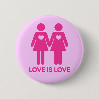 Badge Rond 5 Cm L'amour est amour - bouton