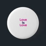 Badge Rond 5 Cm L'amour est amour rose violet coloré fierté LGBTQ<br><div class="desc">conception filaire</div>
