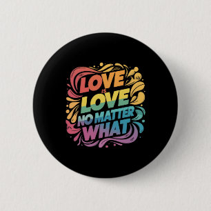 Badge Rond 5 Cm L'Amour Est L'Amour Pas Ce Sticker